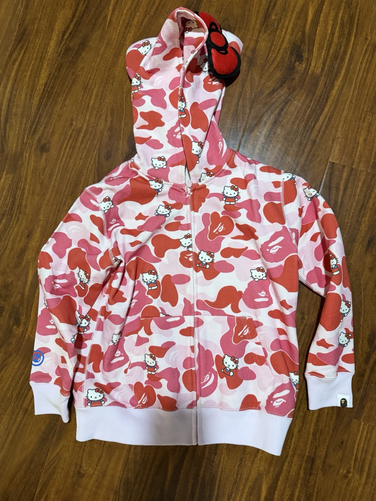 Brand New Bape Hello Kitty Zip Up