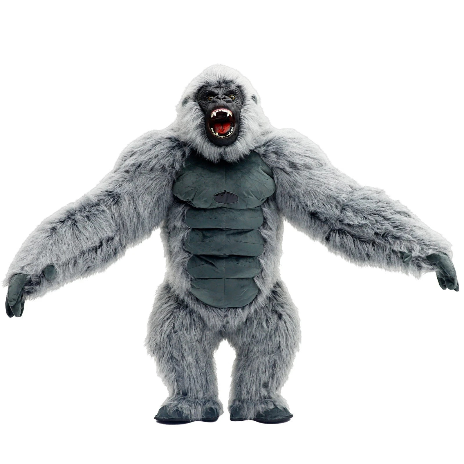 8\' Giant Gorilla Mascot  Inflatable Costume Adult Halloween Cosplay Party Outfit