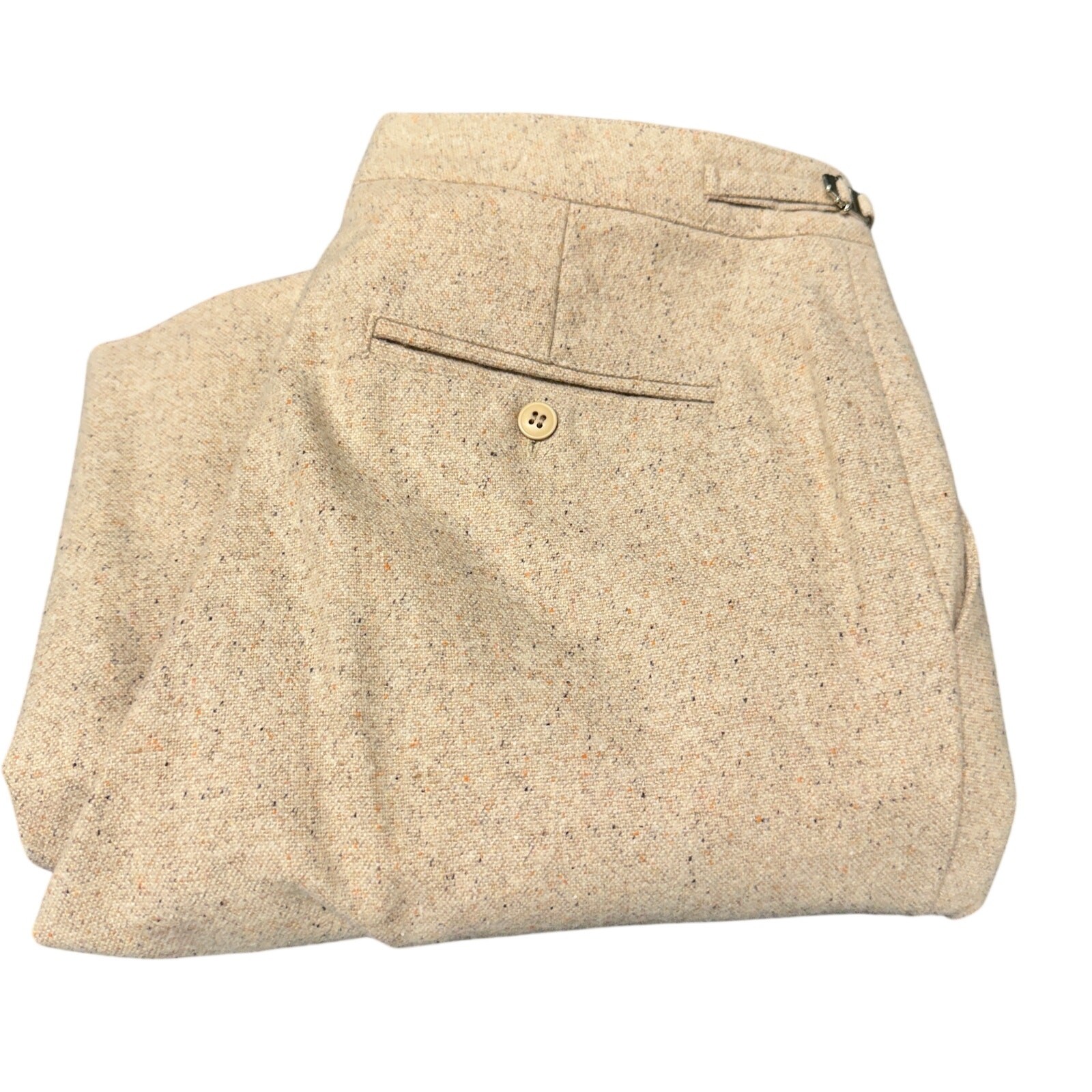 Susana Monaco Pants Womens 4 (29X31.5 ACTUAL) Wide Leg Cream Wool Blend Classic