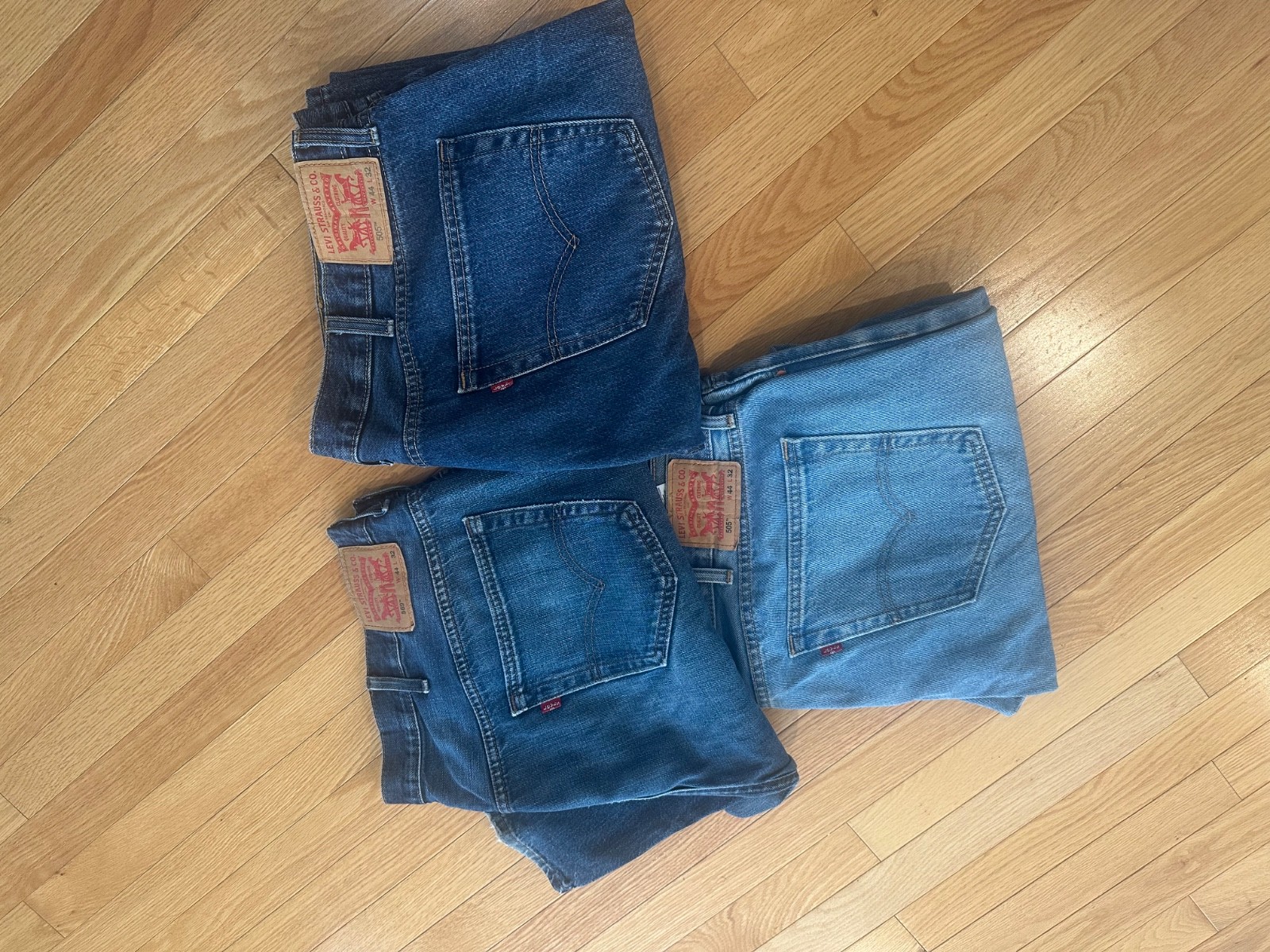 3 Pair Mens Levis Jeans 44 x 32