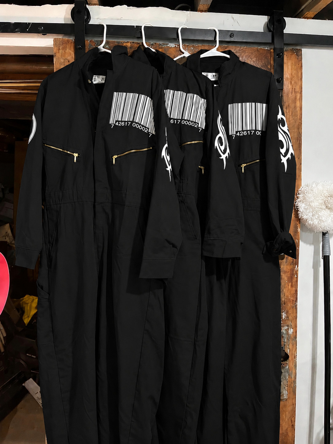1999 Slipknot Inspired Jumpsuit Handmade Barcode Jumpsuit - Halloween Costume