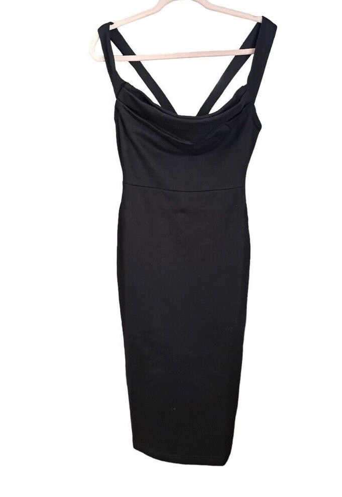 NWT Making the Cut black dress Season 2 Episode 6 Winning look Andrea\'s dress