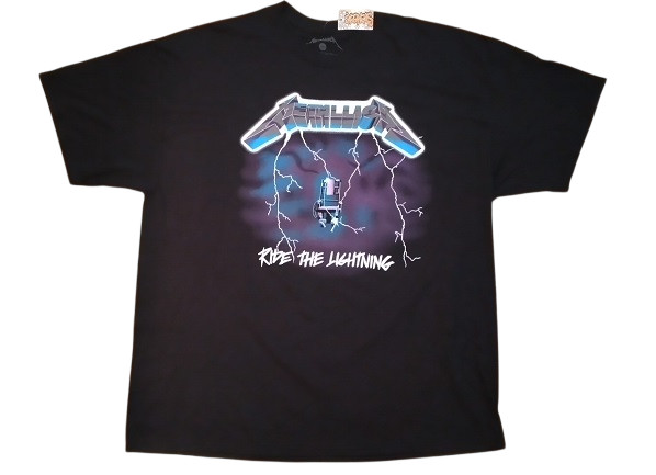 T-Shirt - METALLICA Ride the Lightning Official Merch - Size 2XL Brand New