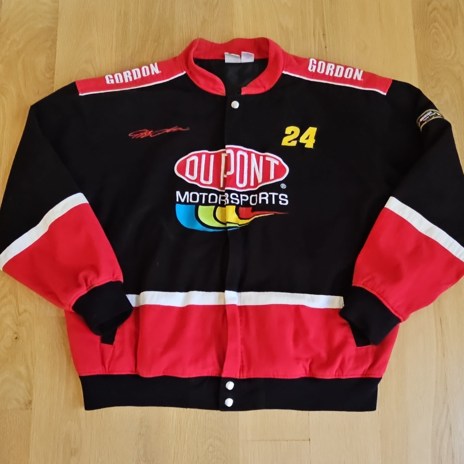 Vintage Jeff Gordon #24 DuPont Motorsports NASCAR Winner’s Circle Jacket 2XL 90s