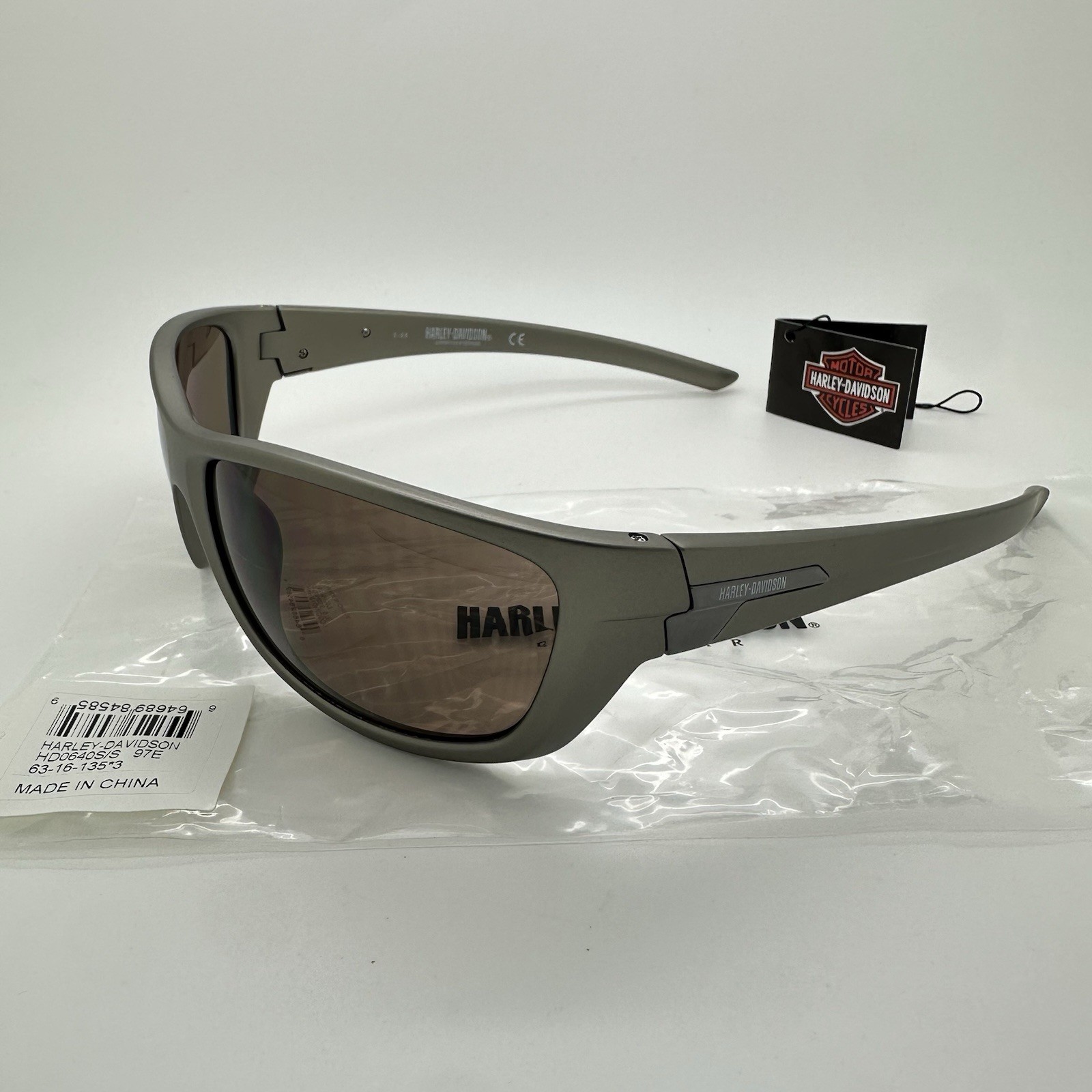 NEW Harley-Davidson Riding Sunglasses Gunmetal Copper HD0640S 97E 63mm AUTHENTIC