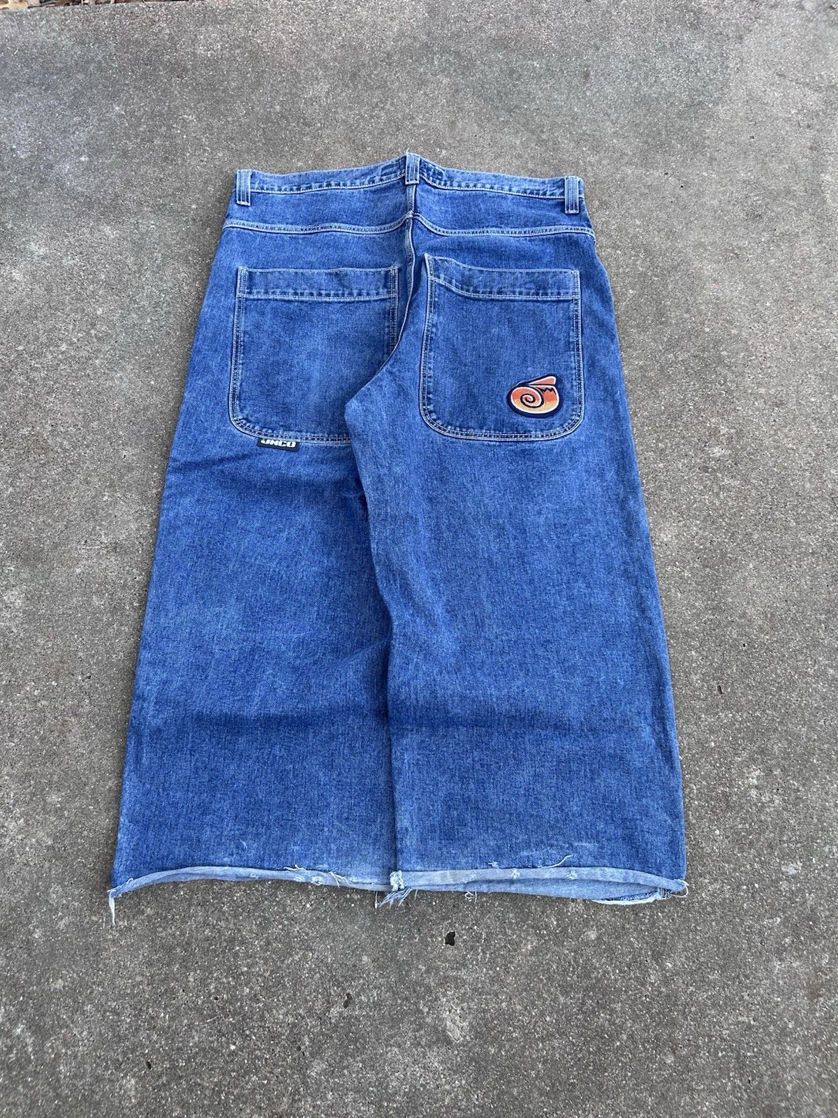 Vintage Jnco Jeans Baggy Wide Leg Twin Cannon 40x32 Slightly Hemmed