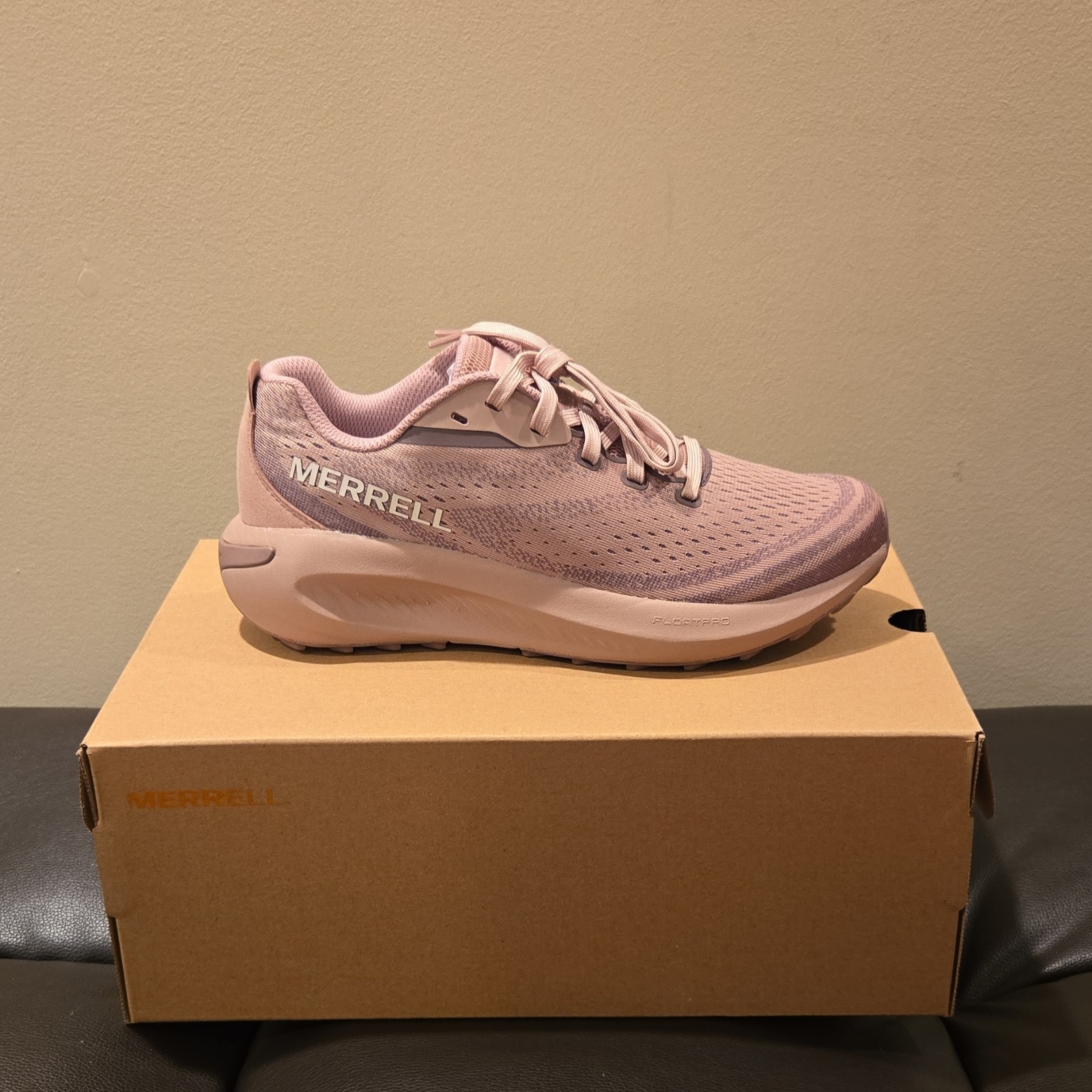 (NEW) Merrell Morphlite Women\'s Trail Running Shoes Adobe Rose US Size 8.5 M
