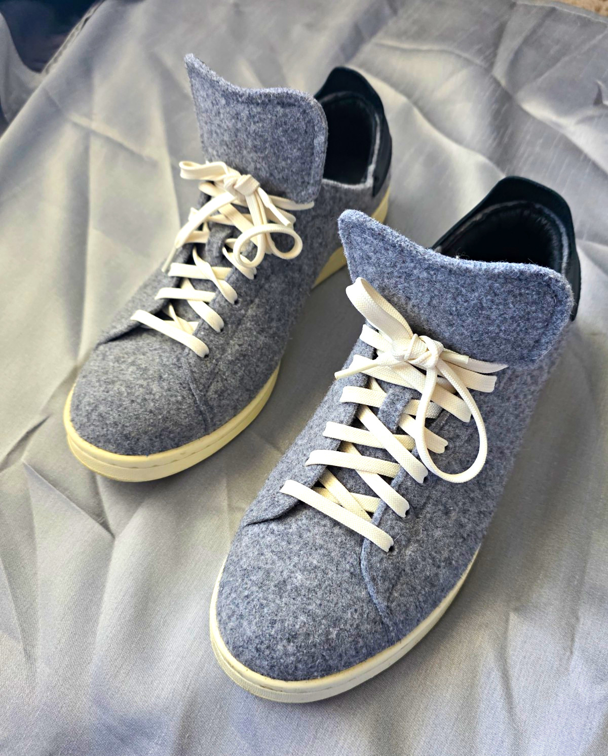 Adidas Originals Stan Smith PC Wool Grey sneakers, style AQ8452.