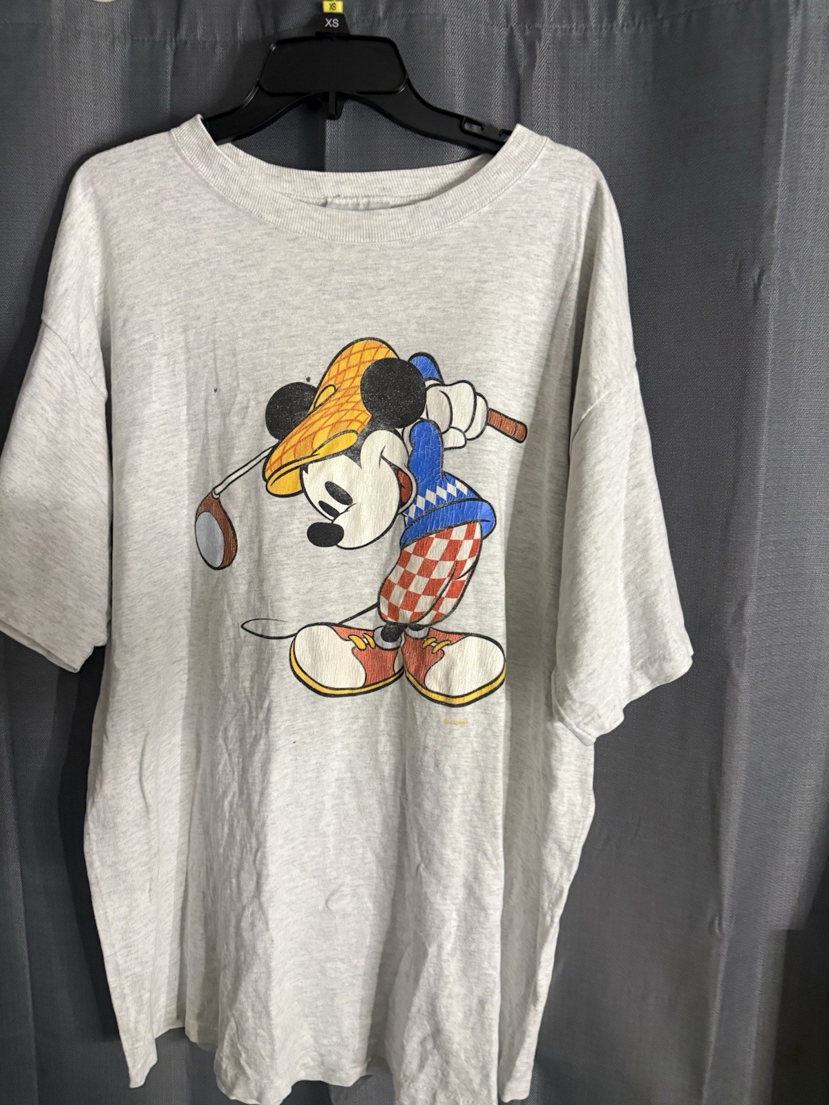 vintage 1990s Disney Mickey Mouse Golf T-Shirt.