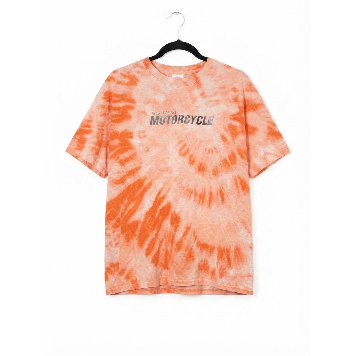 Guggenheim Museum The Art of the Motorcycle Tie Dye Shirt Orange Mens XL USA