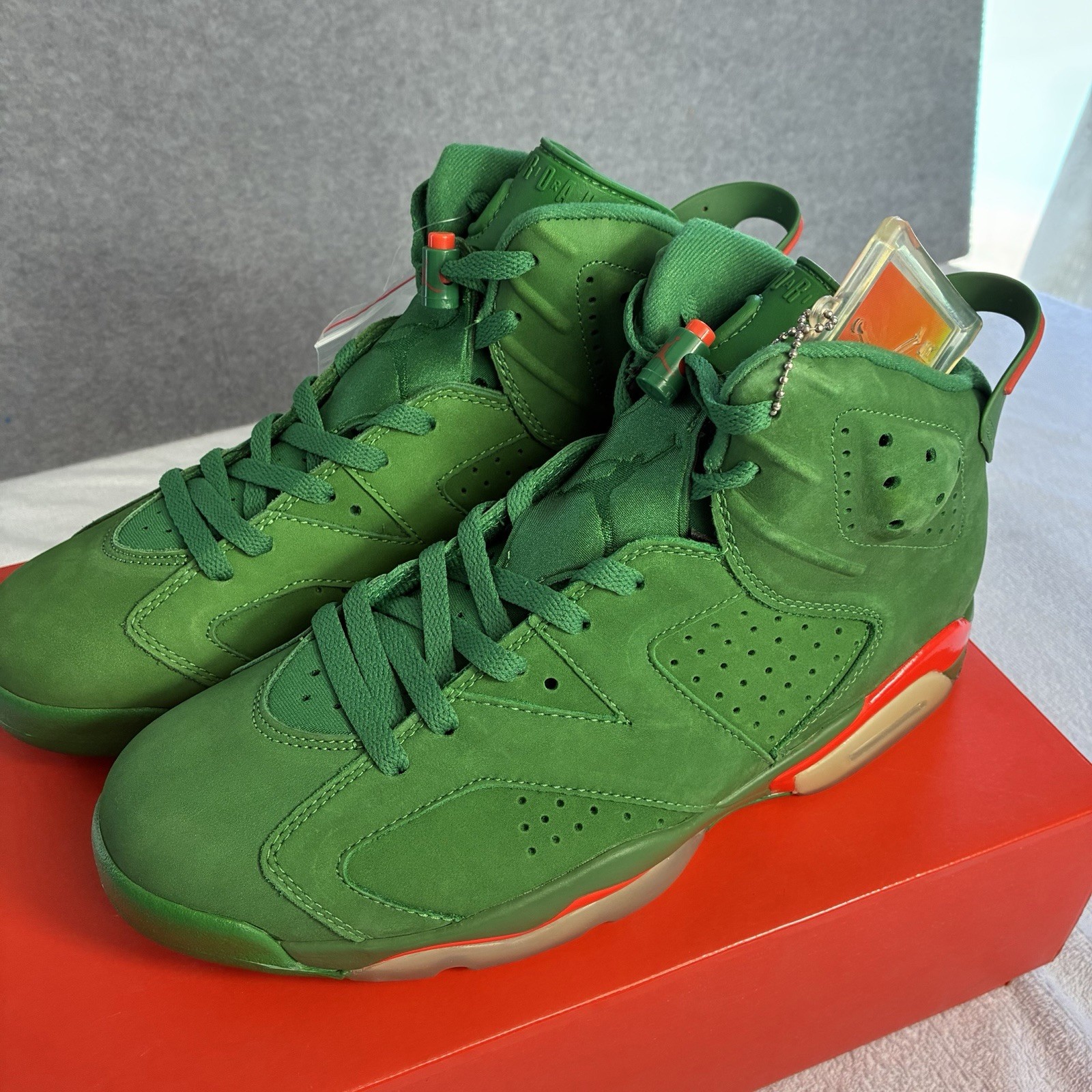 Air Jordan 6 NRG Gatorade Like Mike AJ5986-335 Men’s 11.5 New Box + Towel