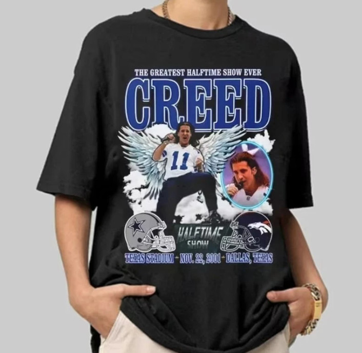Creed Greatest Halftime Show Ever T-Shirt Cotton On For Fans