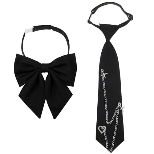 Tucnoeu Bow Tie for Women - 2Pcs Women\'s Bow Ties,Pre-tied Adjustable Style 5