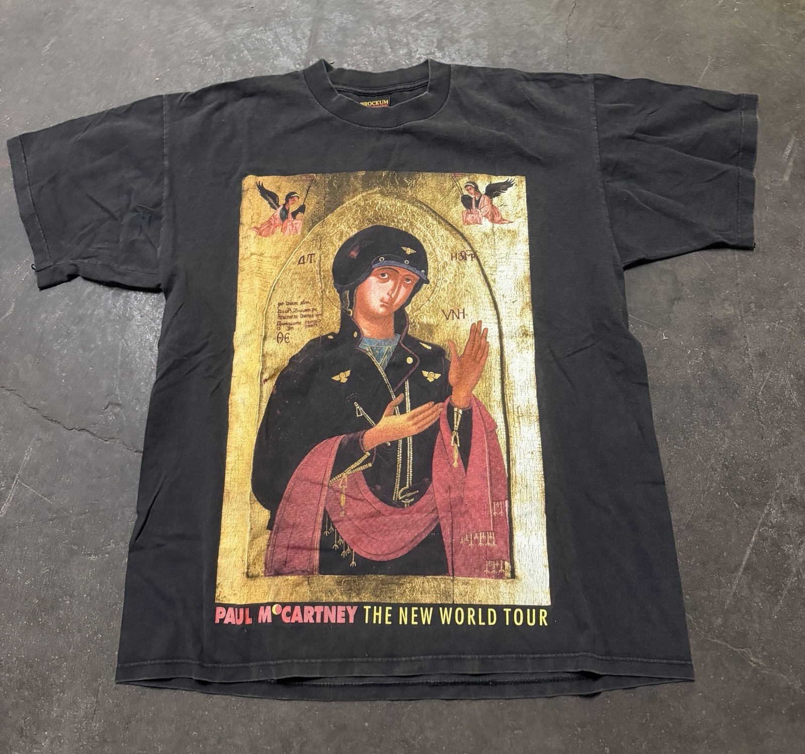 Vintage 1993 Paul McCartney New World Tour Biker Like An Icon Shirt Extra Large