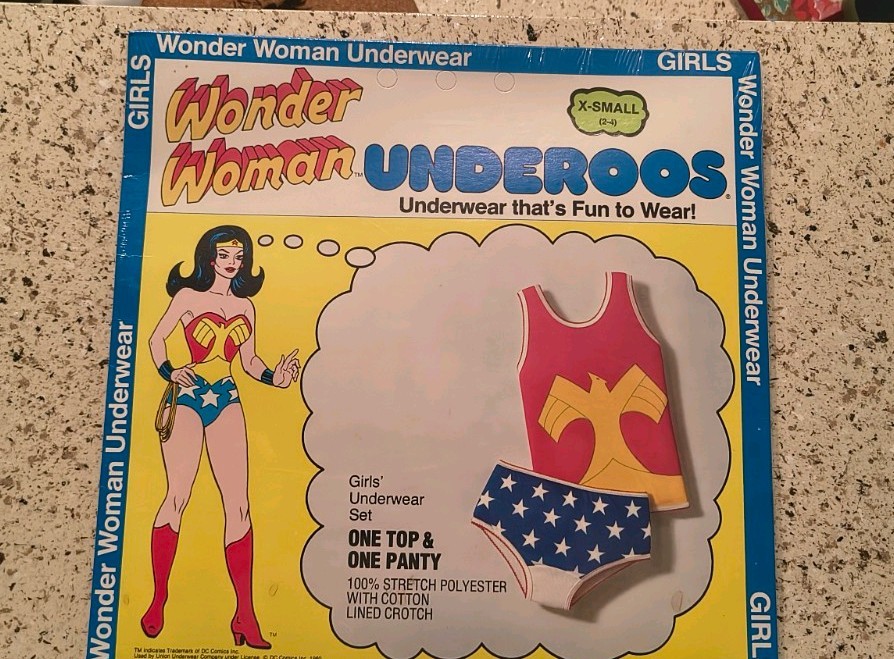 Underoos 1979 Wonder Woman STILL SEALED Vintage Size Small Girls NEW