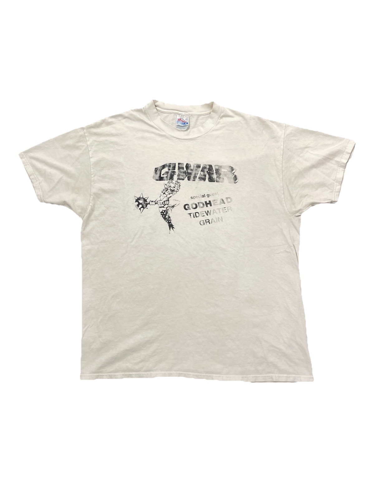 RARE Vintage 90s GWAR Godhead Tidewater Grain Faded Men’s Band T Shirt