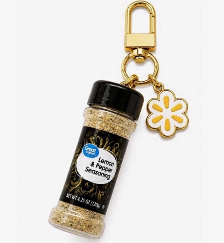 Walmart Great Value Lemon Pepper Seasoning Bag Charm Limited Edition NEW