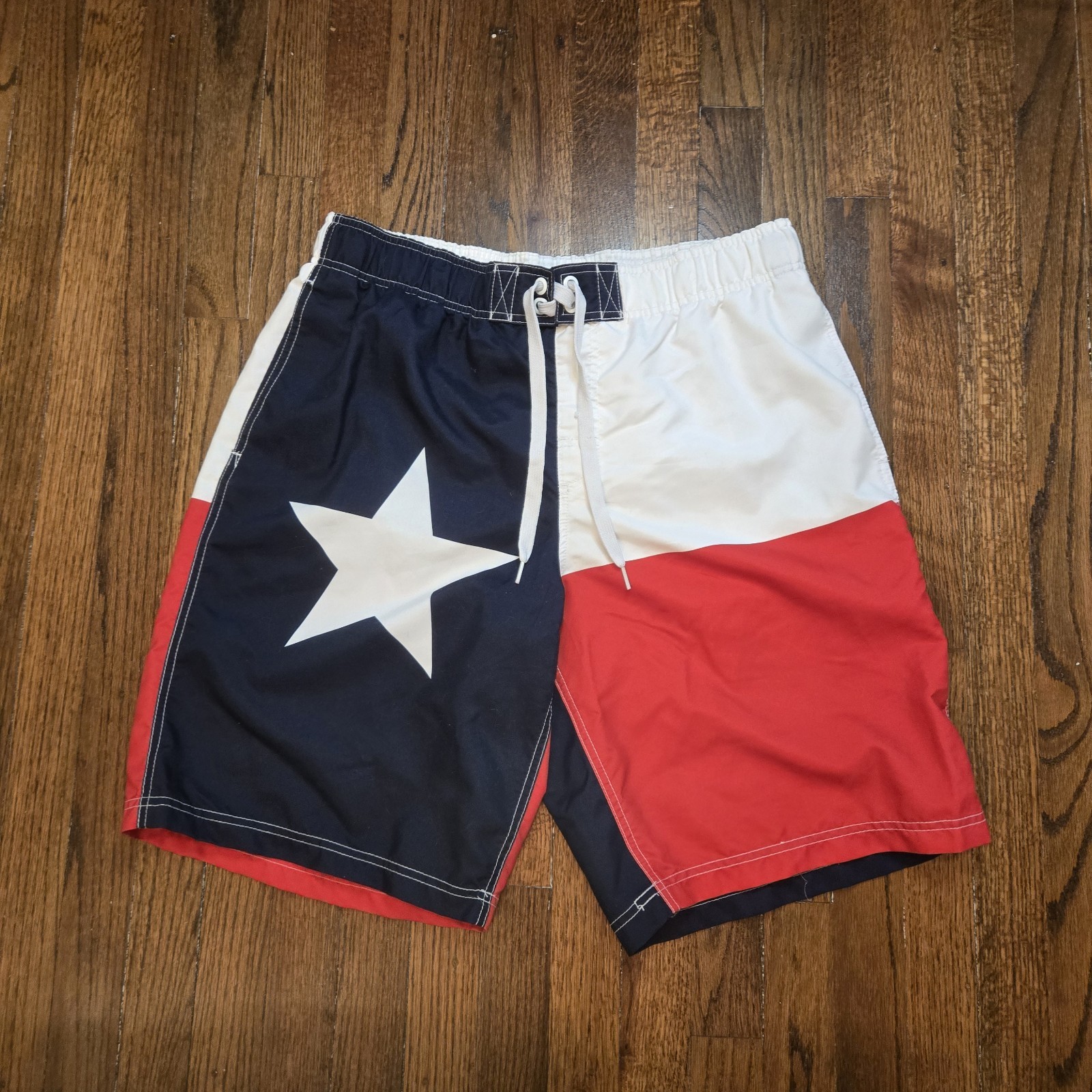 Faded Glory Large Swim Shorts American Flag