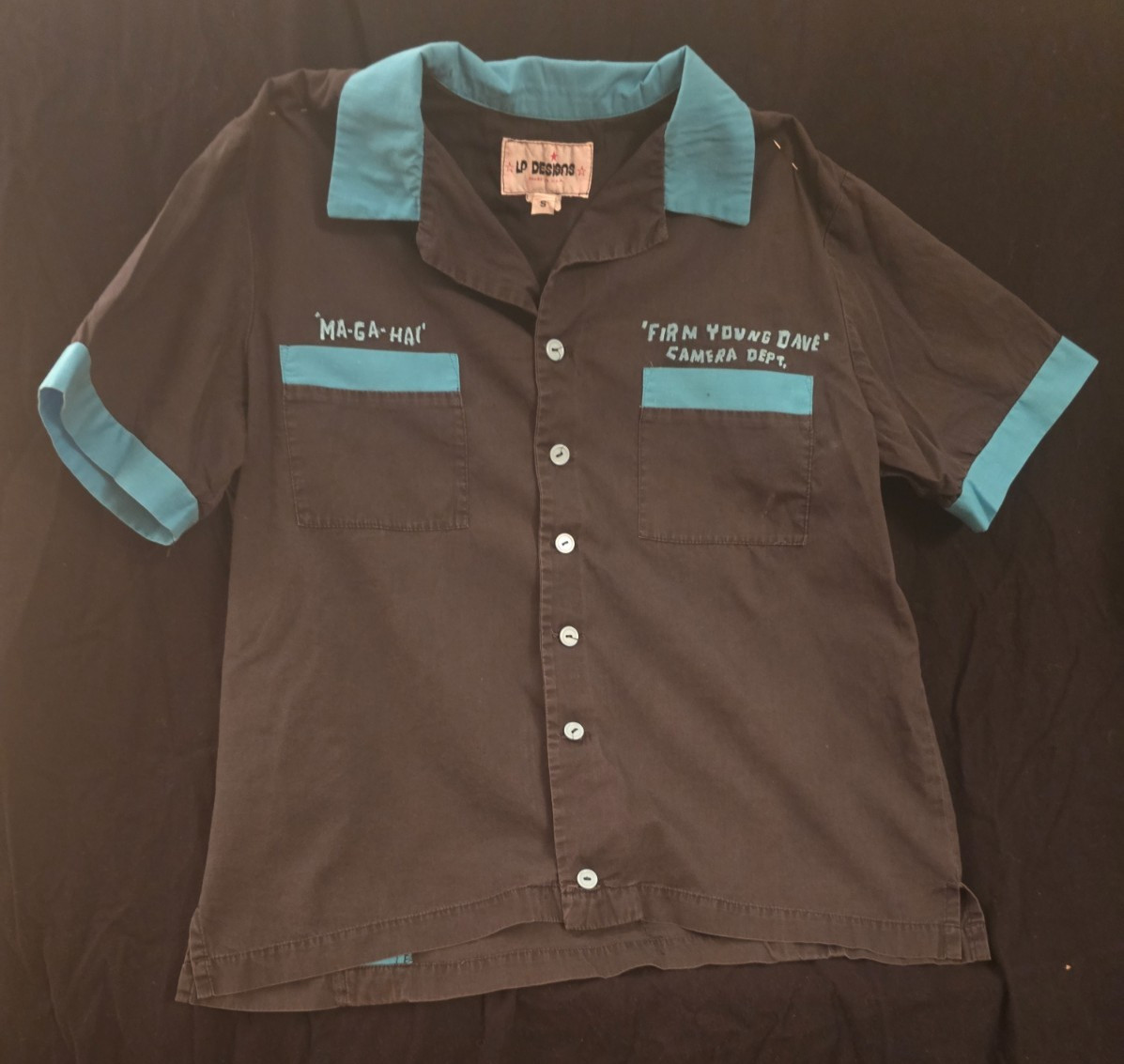 Vintage 1987 Pee-wee\'s Playhouse Season 2 Crew Shirt Personalized Camera Dept