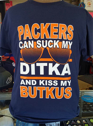 New Mens Packers Can Suck My Ditka Funny Chicago Tshirt S-5XL Greenbay Bears