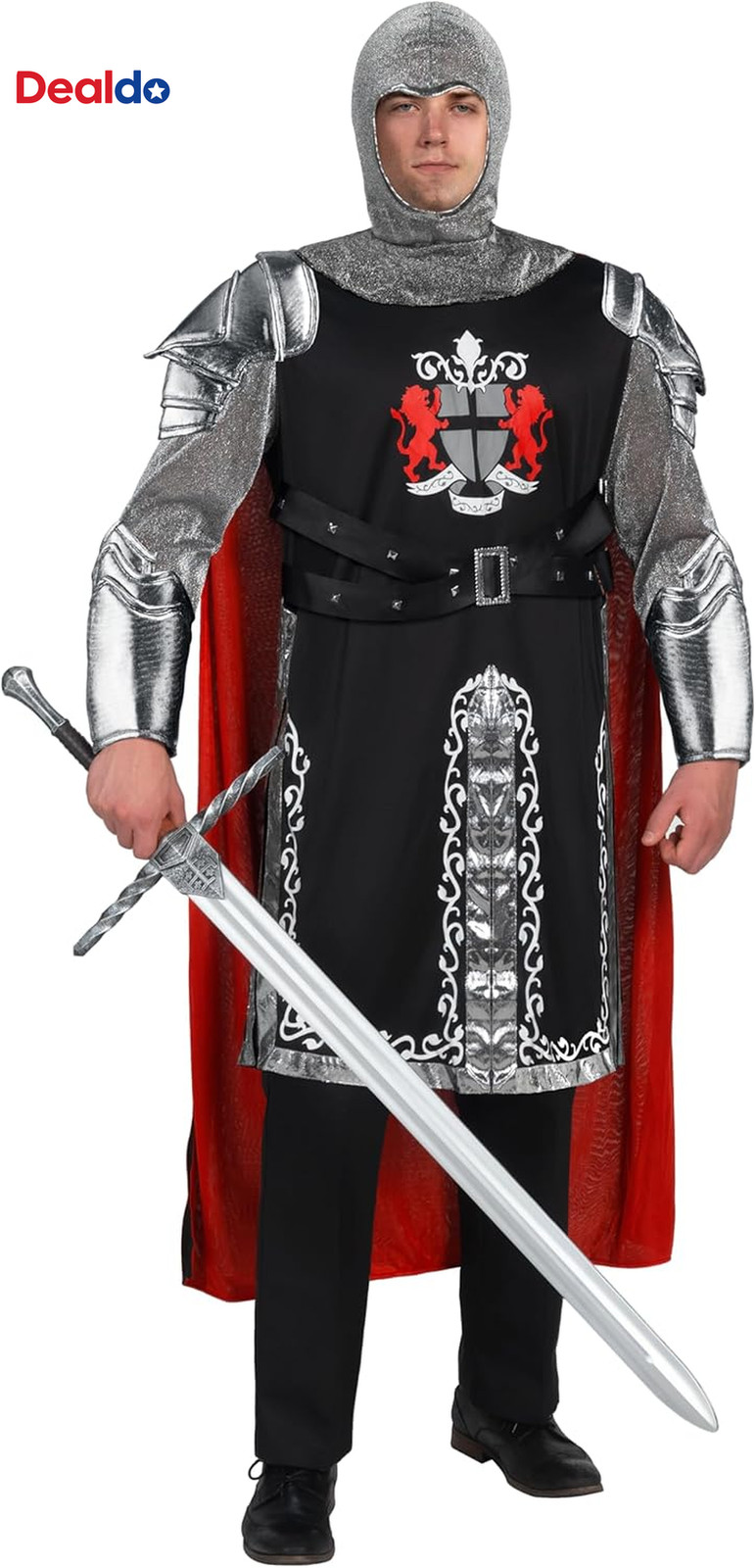3 Pcs Halloween Knight Costume Men, Medieval Costume Men, Halloween Costumes for