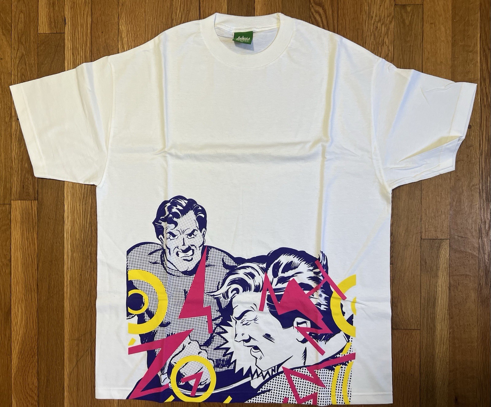Vintage Mighty Healthy Comic Book Graphic  T Shirt Rare Skate Size XL