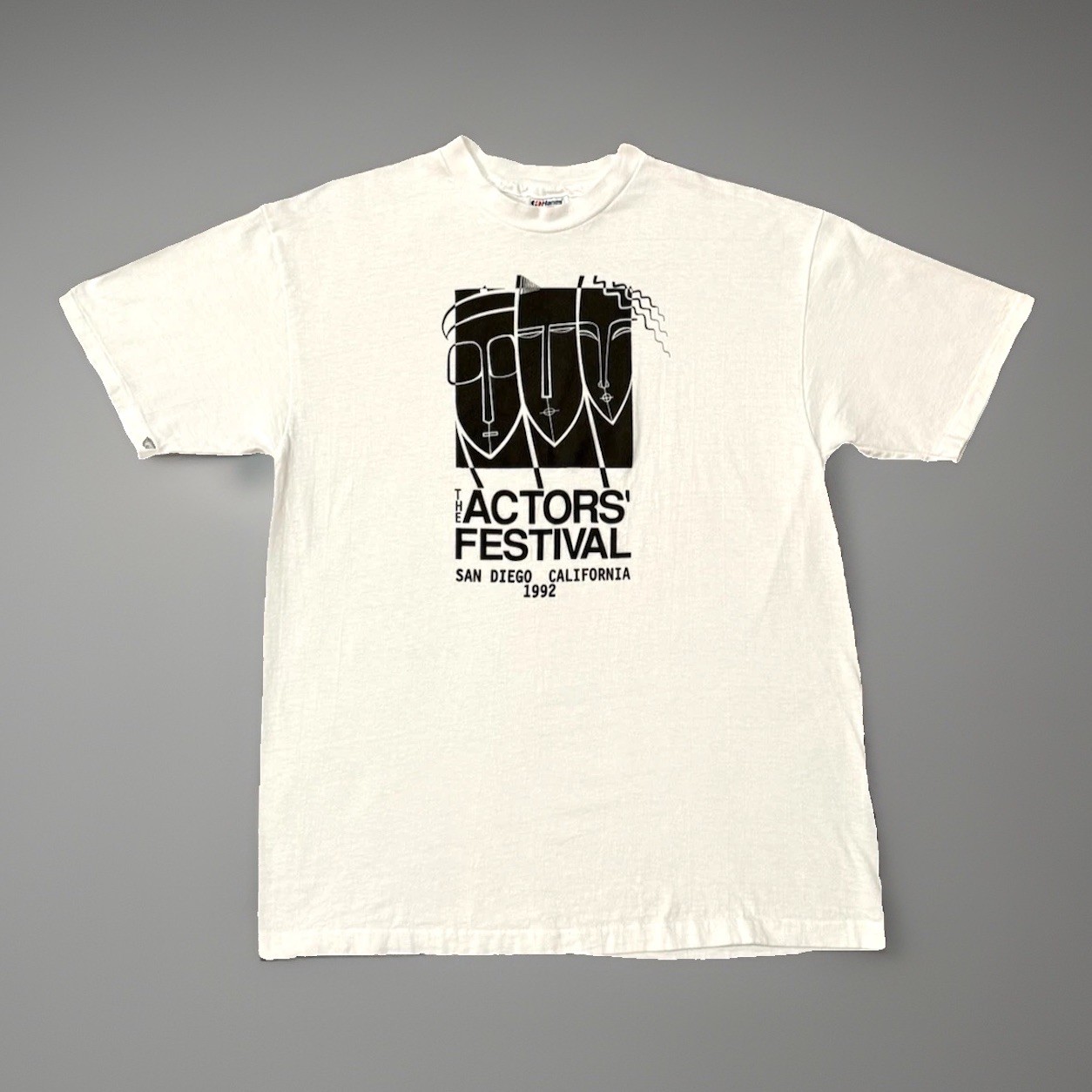 Vintage 1992 Actors Festival T Shirt San Diego USA Single Stitch Hanes Art Tee