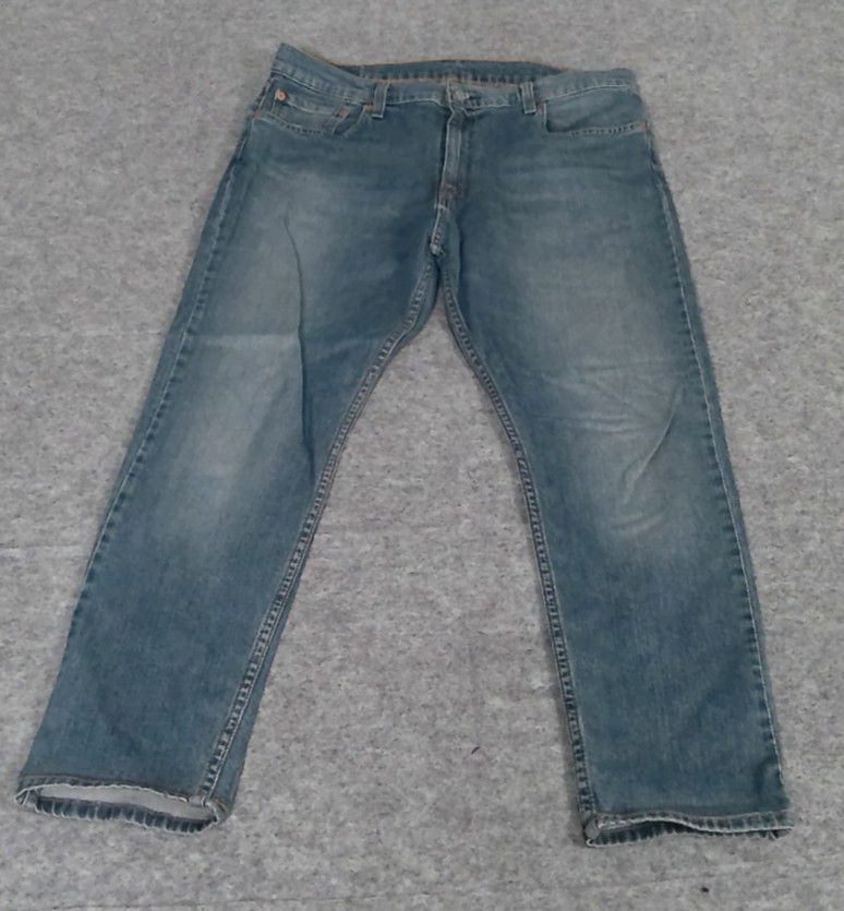 Levi\'s 512 Jeans Mens 36x30 Slim Taper Stretch Blue Faded Denim 28833-1195