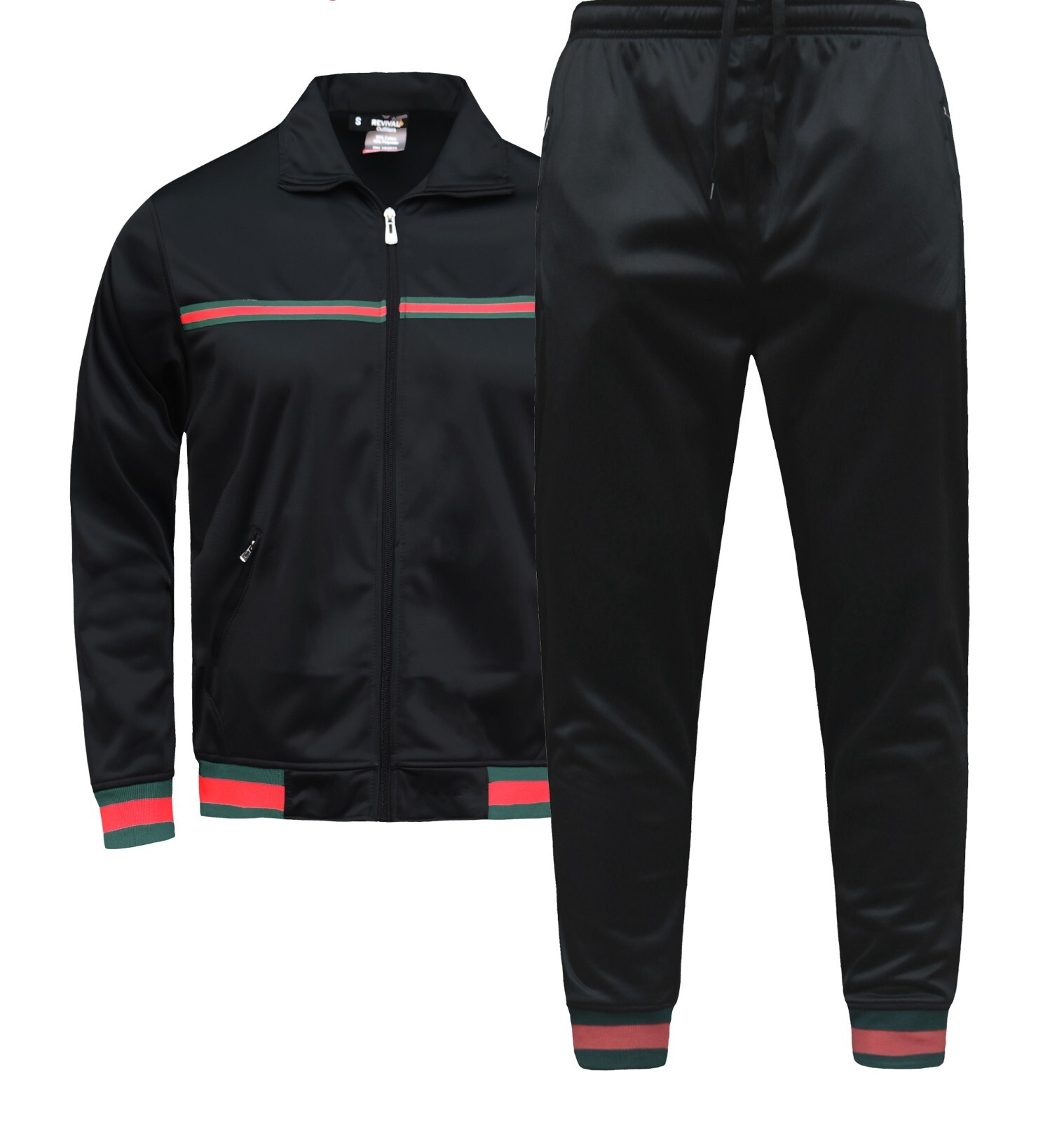 MEN EXCLUSIVE GYM FASHION STAR JOGGER TRACKSUIT W/DRAWSTRINGS SMALL UPTO 5X