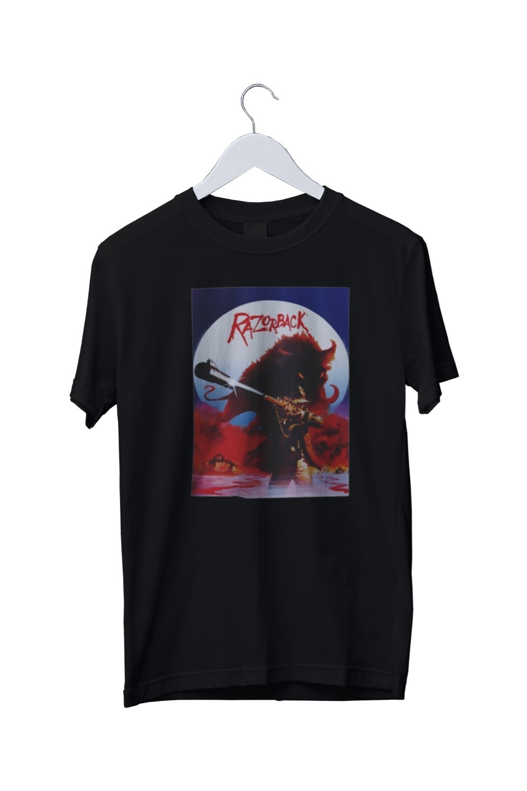 Razorback 1984 Retro Movie Poster Horror T-Shirt Mens S M L XL 2 3 4 XL  
