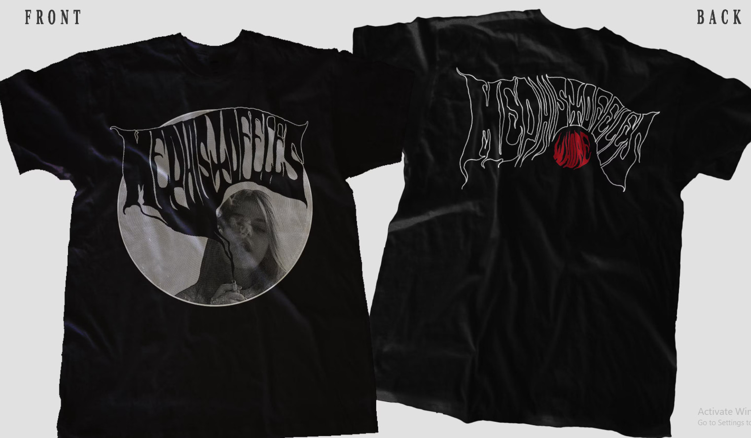 2 Sides Mephistofeles band Short Tee Unisex Cotton Shirt BS416