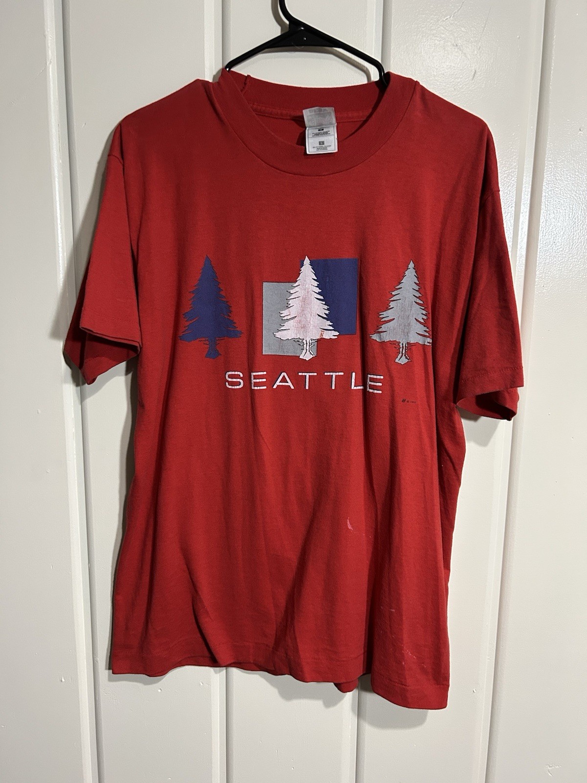 Vintage 1990s Single Stitch Macklemore Seattle T Shirt Large