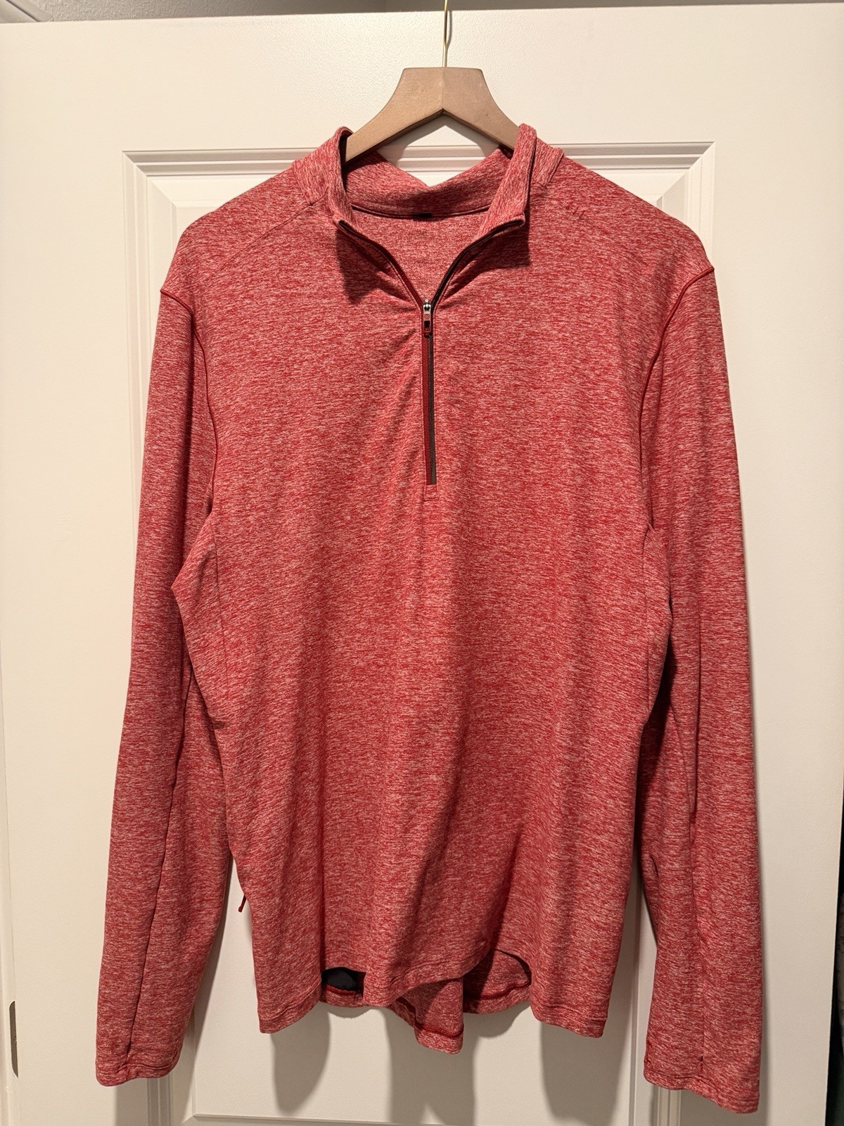 Lululemon 1/4 Zip Pullover Men\'s Medium Performance Golf Workout Reflective NWOT