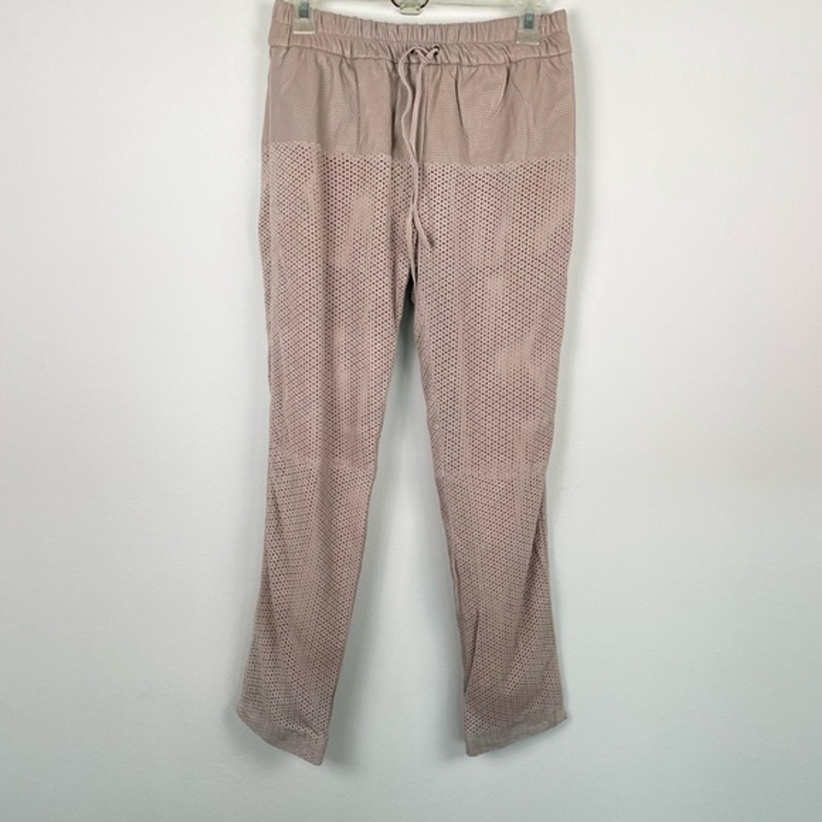 PARKER Leather Joggers Nude Color MSR $369.00
