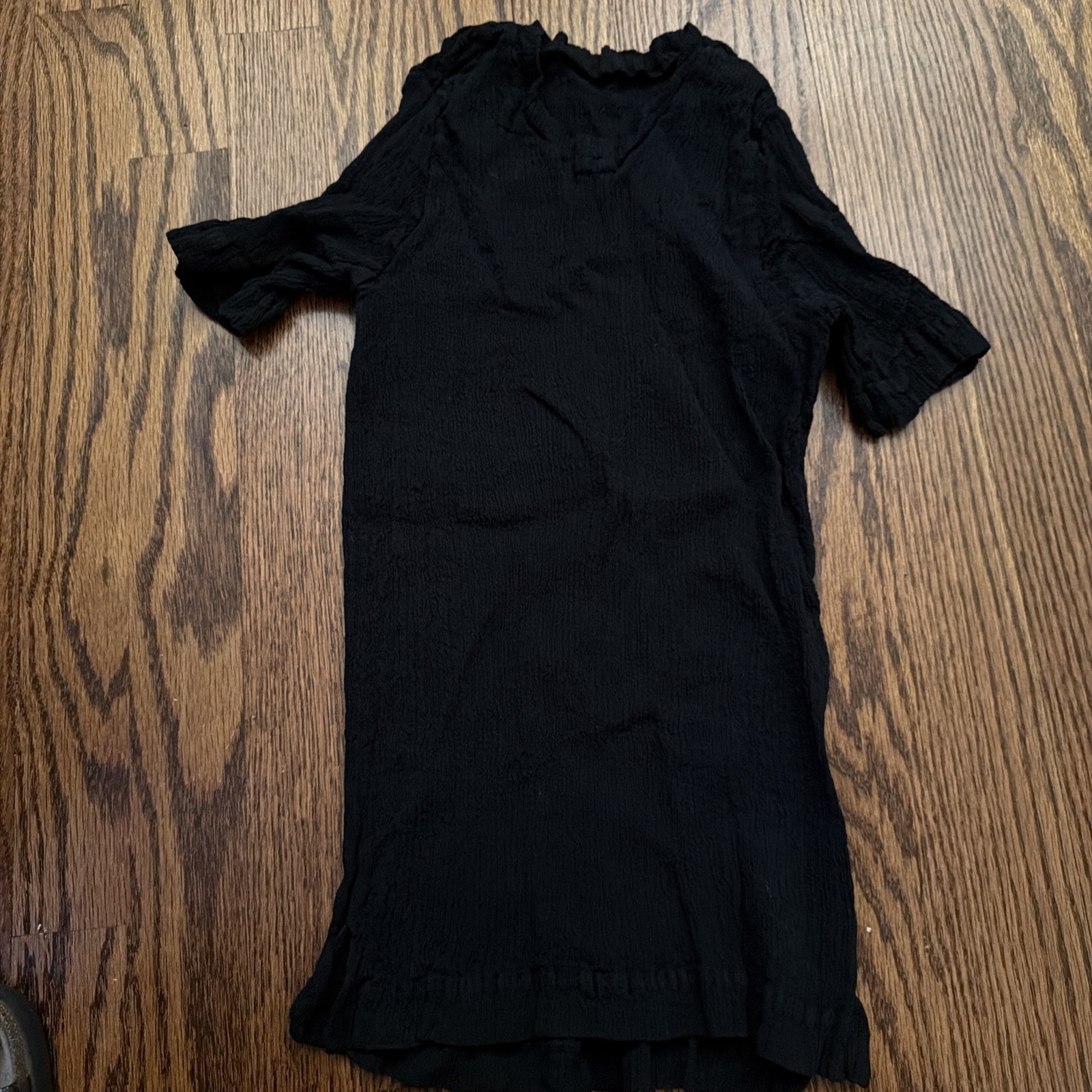 Haat Issey Miyake Black Cotton Shirt