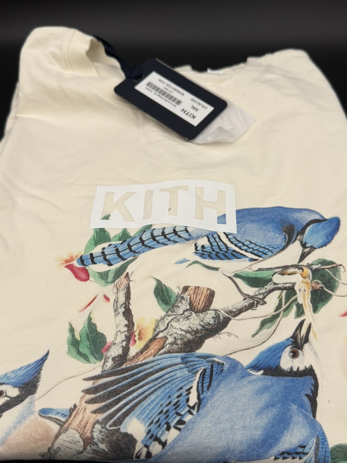 Kith Floral Cruel Bird RARE T-Shirt Size XXL in Sandrift