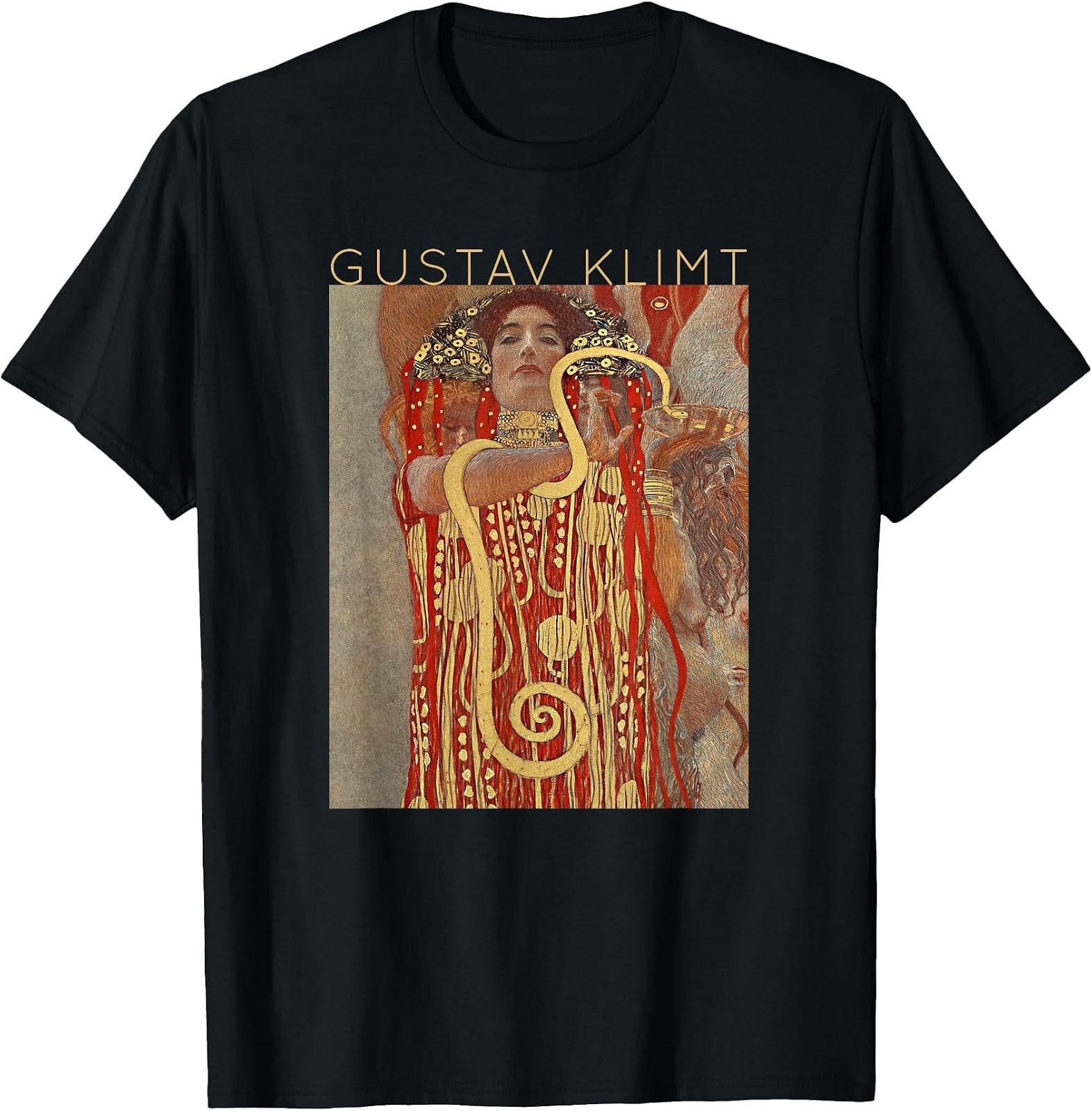 Gustav Klimt Inspired Medicine T-Shirt for Artists - Unique Design