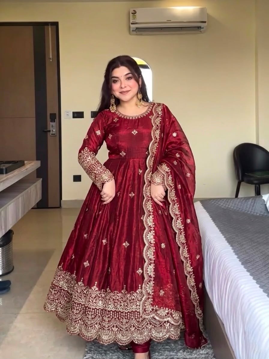 Anarkali Gown Pakistani Dress Salwar Kameez Ready made Party Wedding Bollywood