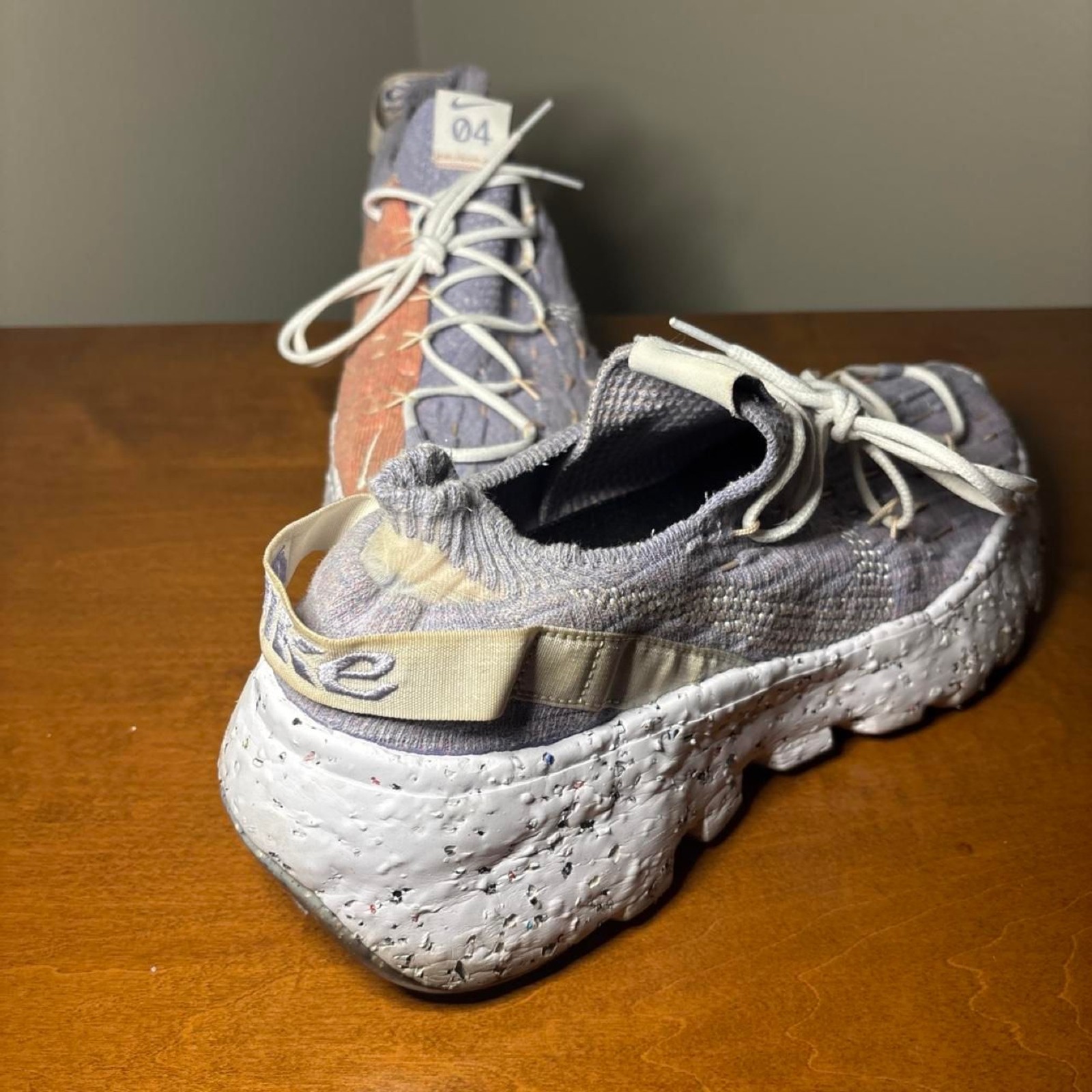Nike Space Hippie 04 Summit White Multi Gray Mens 11 Running Shoes CZ6398-101