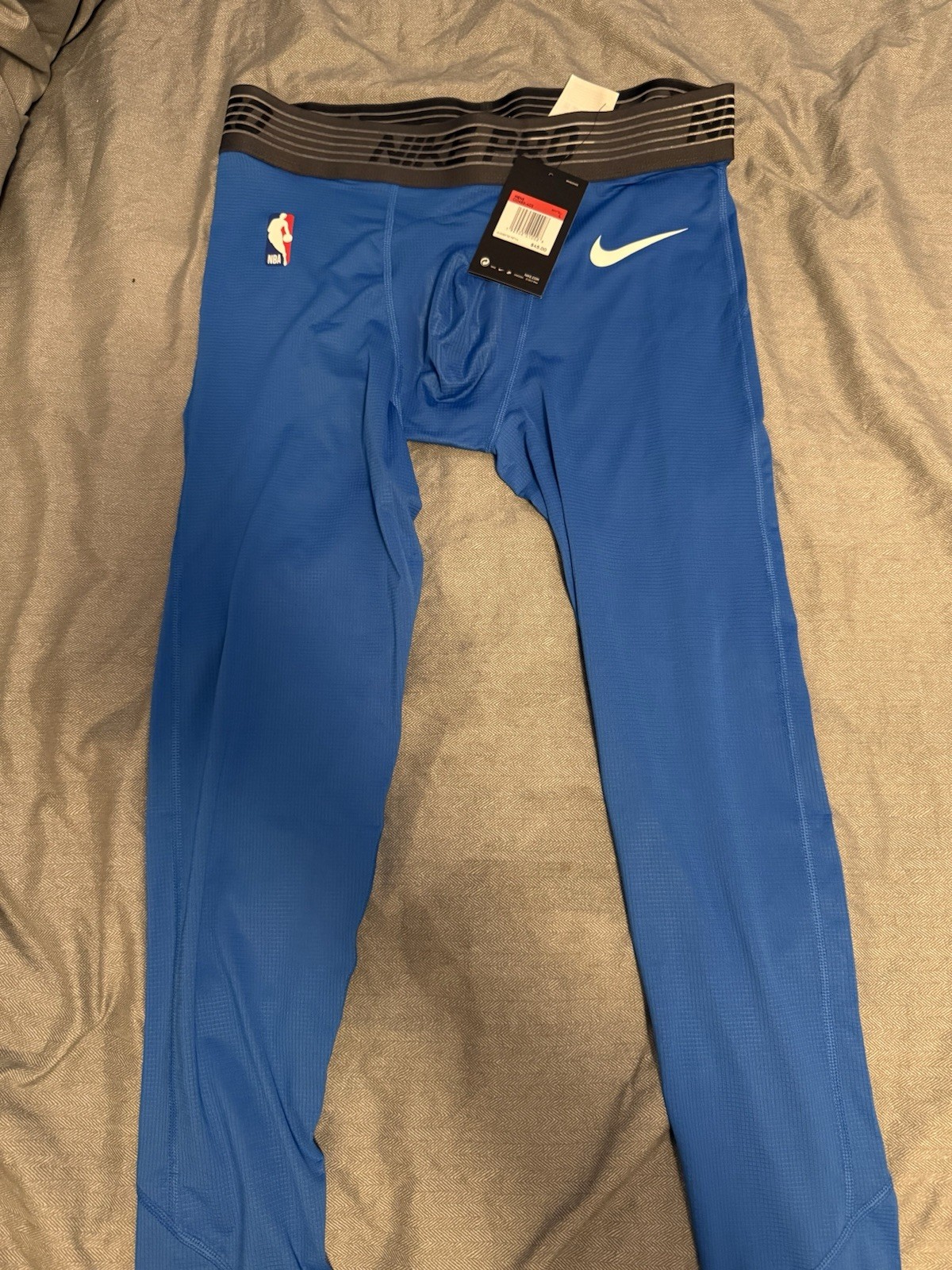 NIKE Pro Warm NBA Player Issued Men\'s Compression Tights Size Large