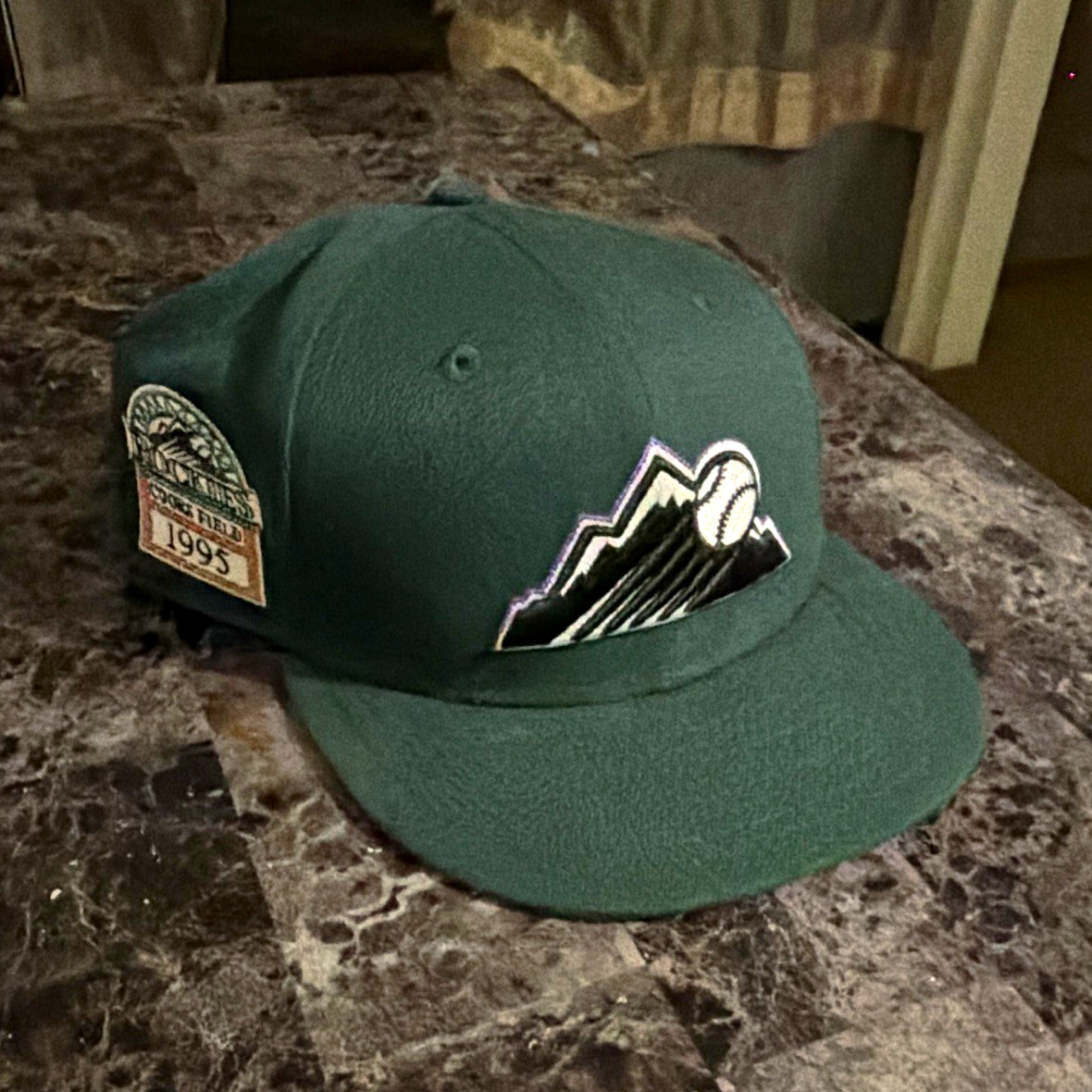 New Era 59FIFTY Colorado Rockies MLB Fitted Cap Green Size 7 1/2