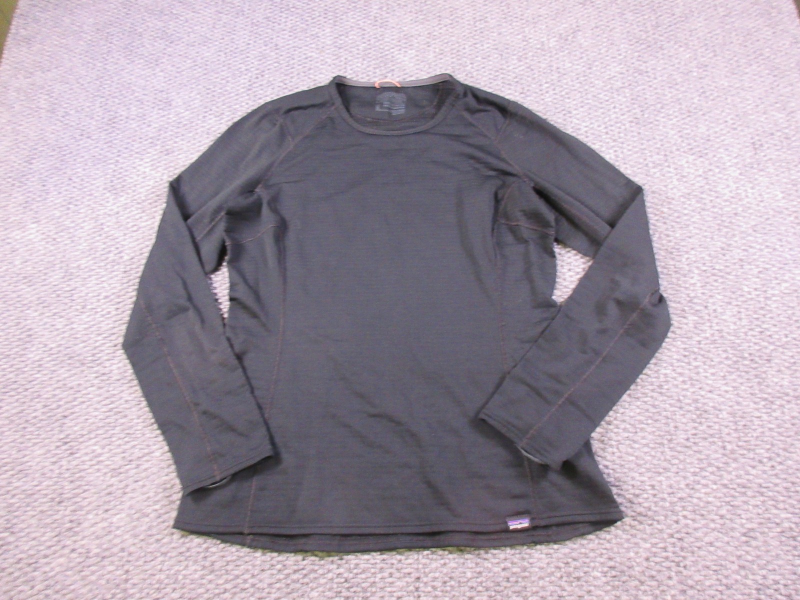Patagonia Capilene Thermal Weight Shirt Mens Medium Black Long Sleeve Base Layer