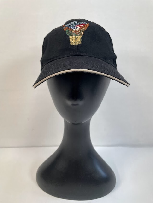 Our Country the Strengthen - Adams Black Baseball Cap Hat Adjustable One Size