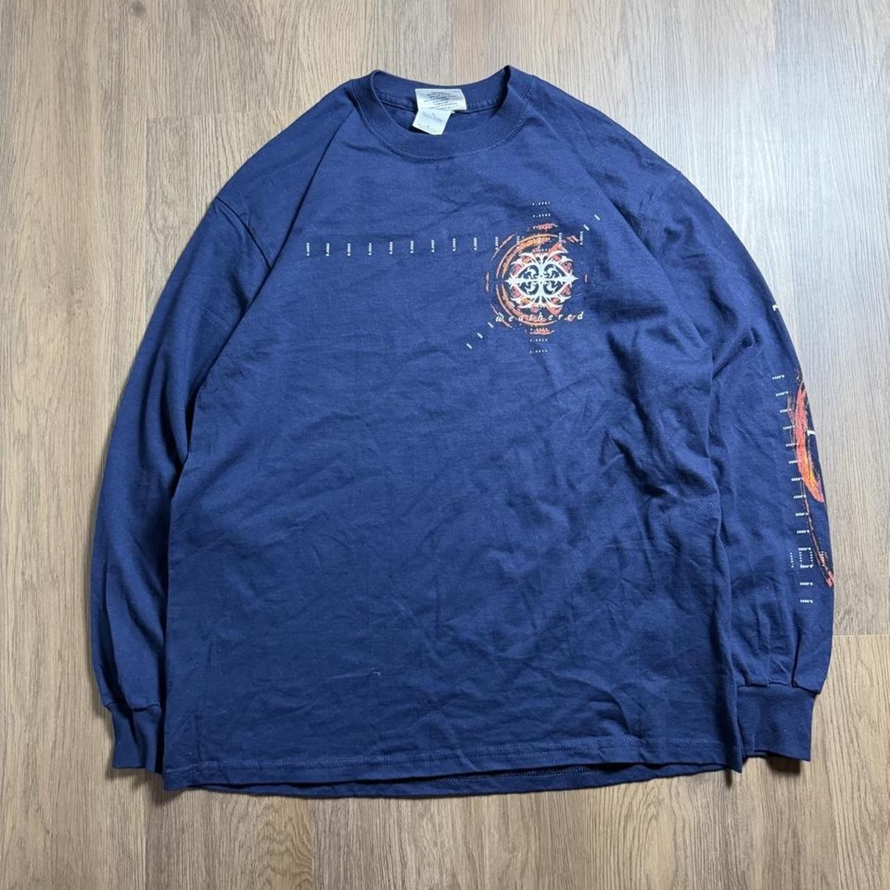 Vintage creed 2002 weathered tour sleeve hot graphic longsleeve tee size XL
