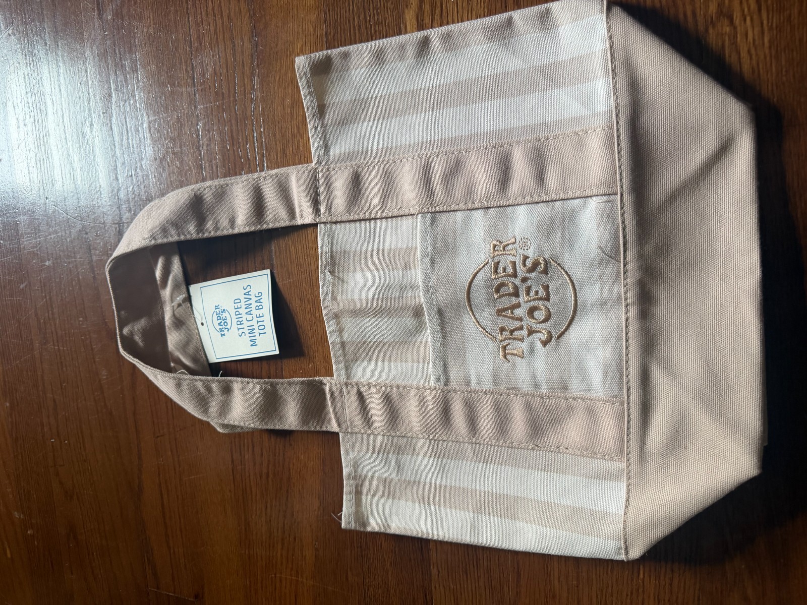 Trader Joe's mini canvas tote