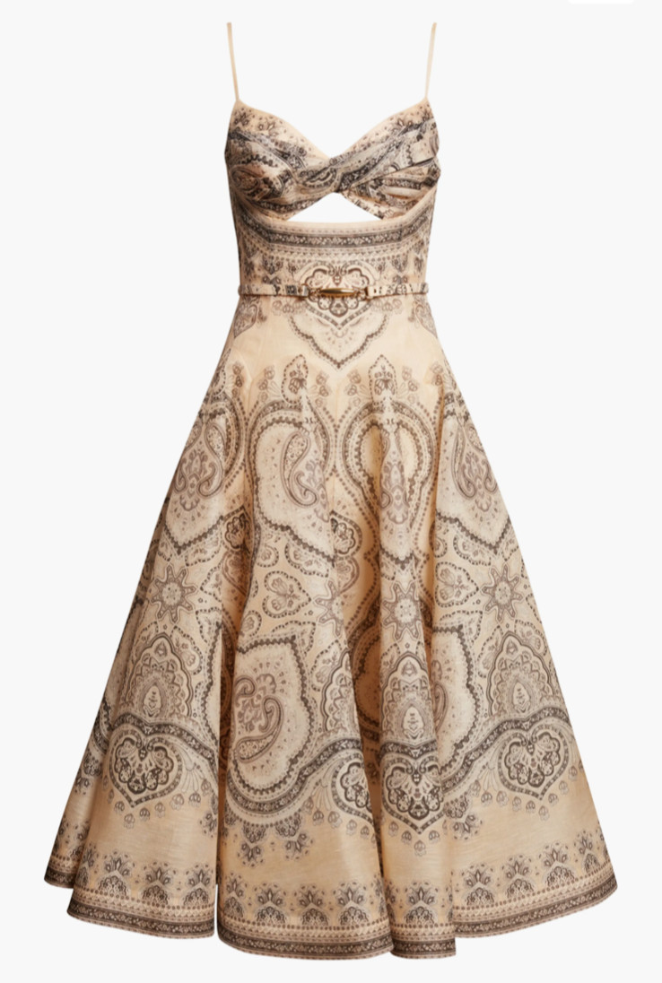 Zimmermann Women\'s Luna  midi  Dress Size 1