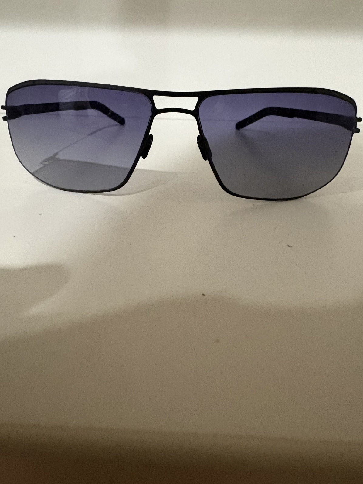 Mykita Bruce Sunglasses. Light weight pilot style (aviators).