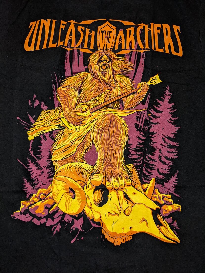 Rare Unleash the Archers Black Shirt Unisex Concert S to 5XL TR308