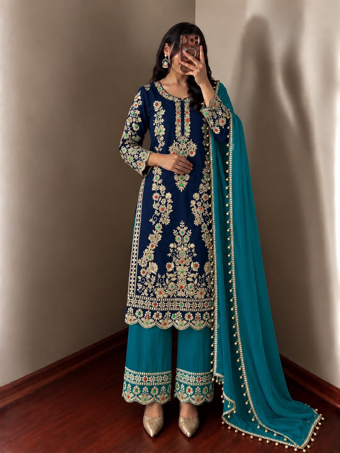 BOLLYWOOD DRESS SALWAR KAMEEZ INDIAN DESIGNER WEDDING PAKISTANI PARTY WEAR SUIT