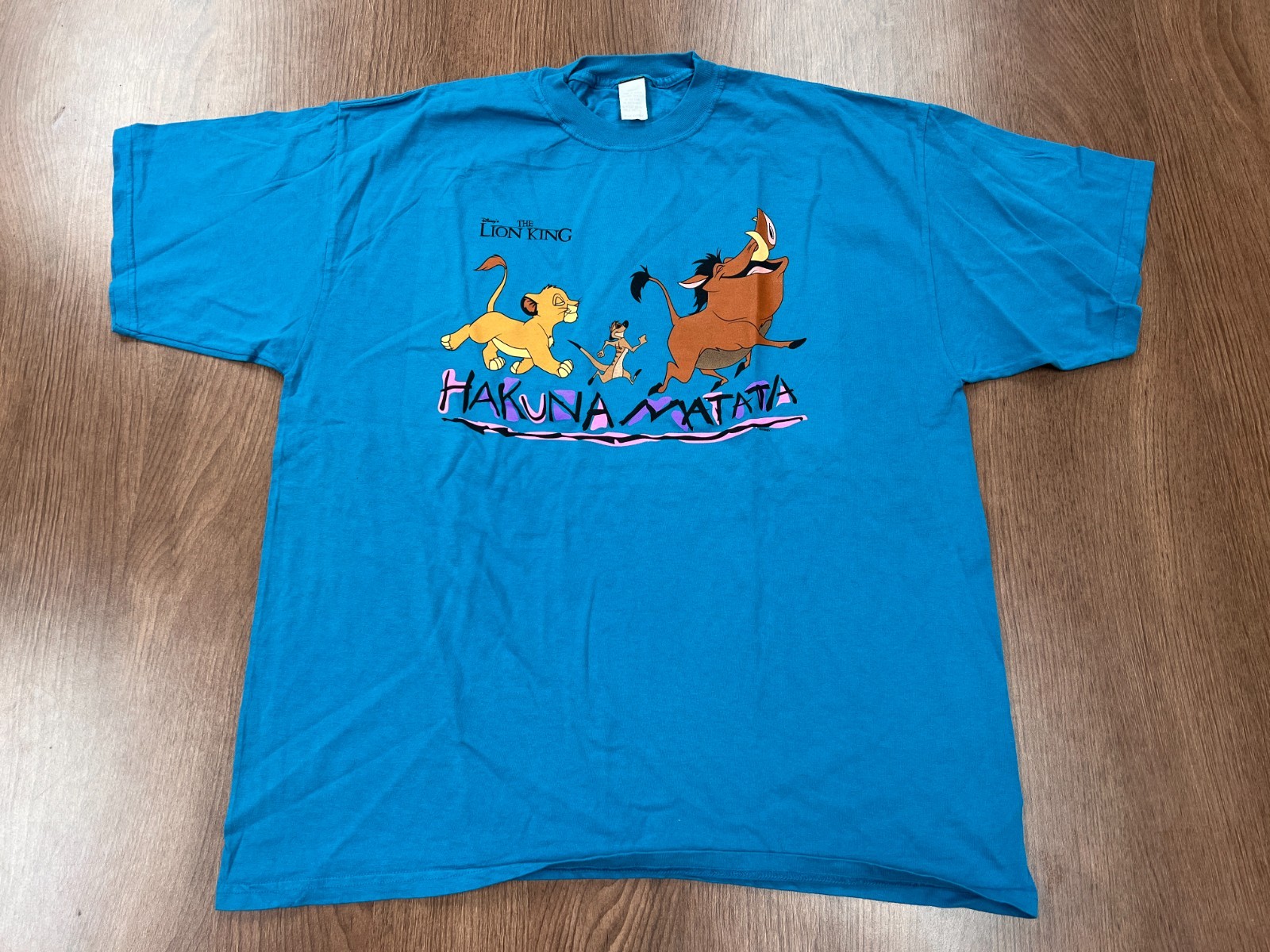 VINTAGE LION KING HAKUNA MATATA T SHIRT DISNEY XL TEE 90S DEADSTOCK NOS